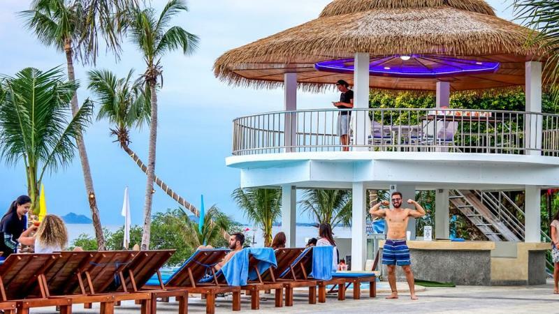 Sunset Beach Club Hotel Hatrin Kültér fotó